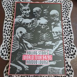 Vintage Rolling stones framed poster
