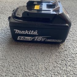 5.0 makita battery brand new