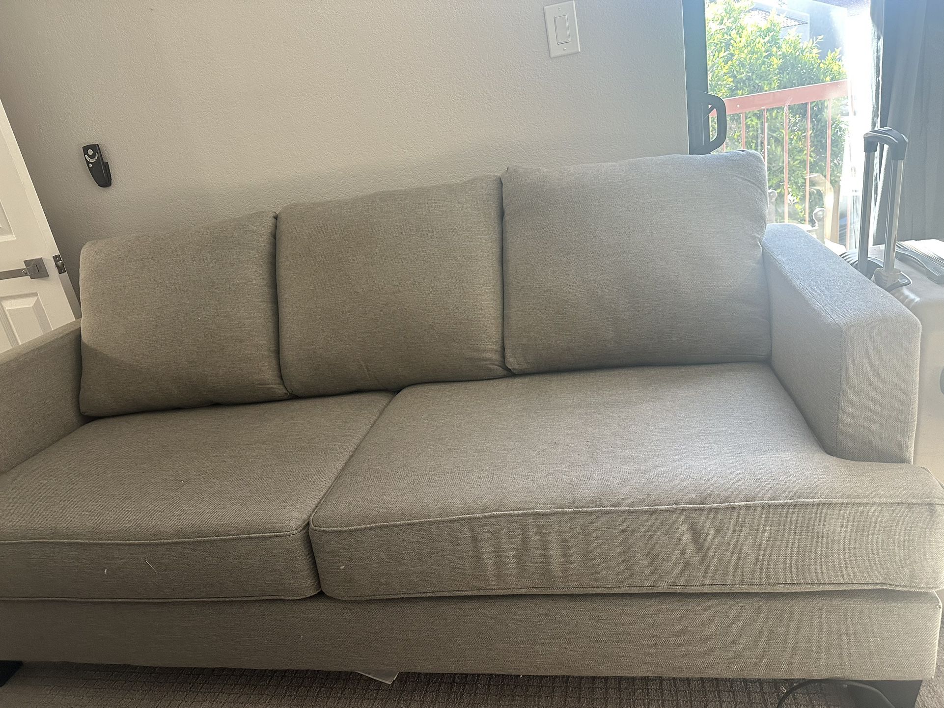 Living Spaces Gray Couch