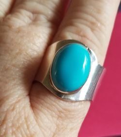 Awesome Sterling Silver Turquoise Ring