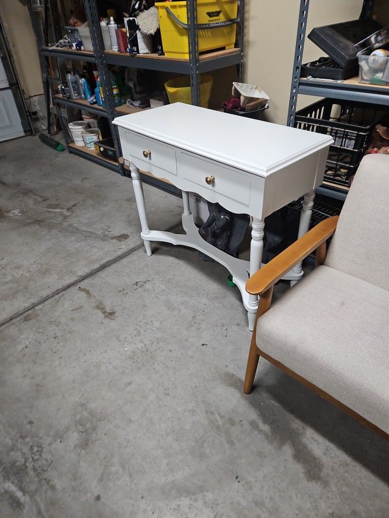 Side Table And Chair