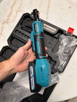 21V 3/8" Cordless Ratchet Wrench Set, 89 ft-lbs (120Nm) High Torque Brushless Electric Ratchet with 2 x 2.0Ah Battery and Charger, Power Ratchet Kit w