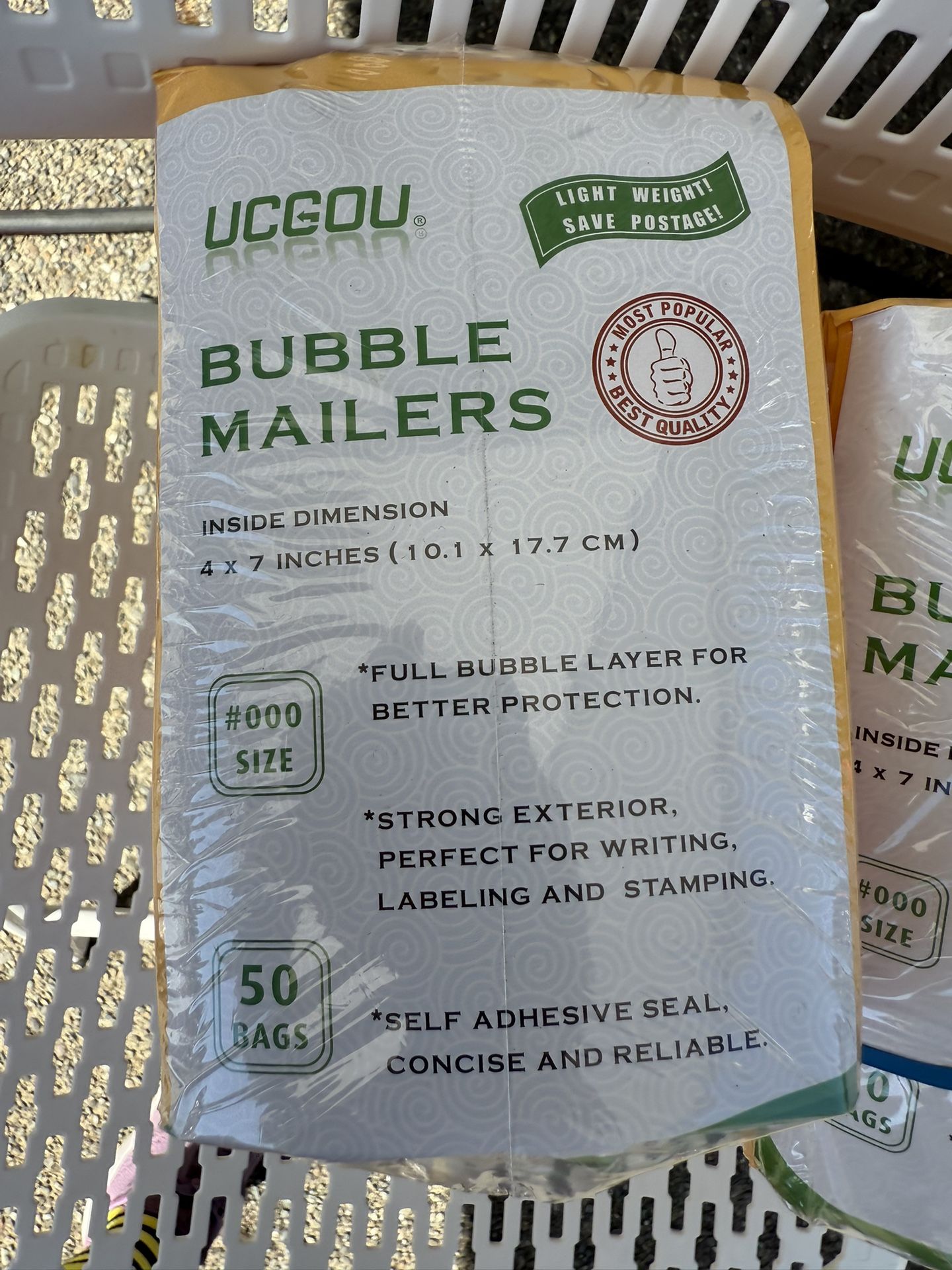 Small Bubble Padded Mailing Packages