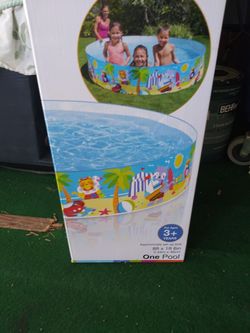 8. Pies de ancho pool para niños