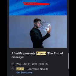 Sphere Anyma Tickets 