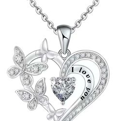 I Love You Heart Necklace  