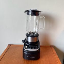Hamilton Beach Stainless Steel Glass Jar Pitcher Blender Liquadora