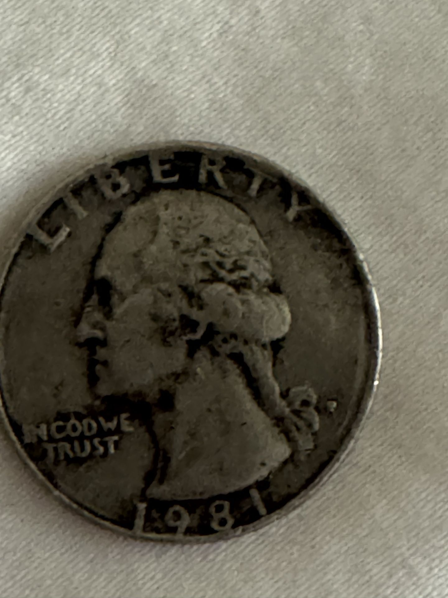 1981 Quarter With Mint Mark