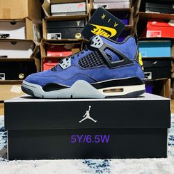 Jordan 4 Retro GS 'Lakers' size 5Y IB4171-500 *NOT TRADING*