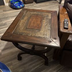 Sofa, recliner, coffee table and 2 end tables for sale.