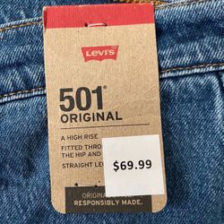 Women’s 501 Levis 32X30 Brand New