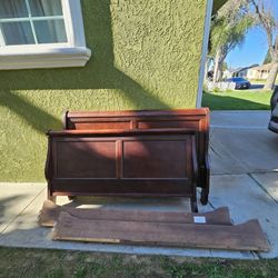 Sleigh Bed Frame 