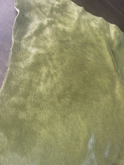 Cowhide Green New Rug