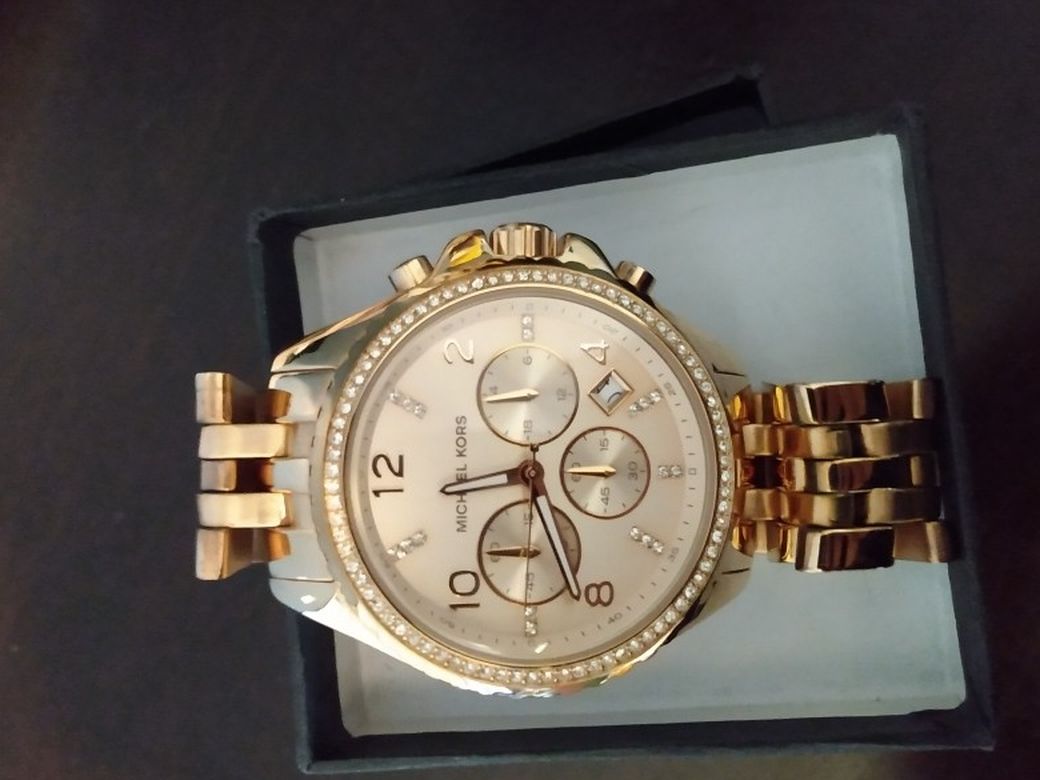 New Gold Michael Kors Watch