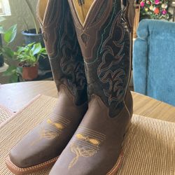 Leather Cowboy Boots Women New