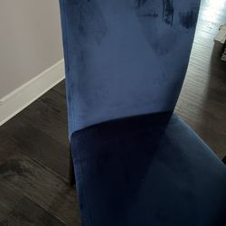 Blue Dinning Room Chairs 