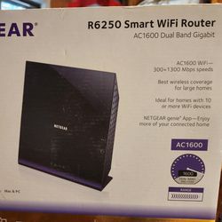 AC1600/R6250 Netgear Smart Wifi Router