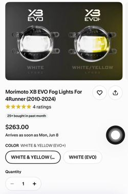 Morimoto XB EVO+ Fog Lights for 4Runner (2010-2024)