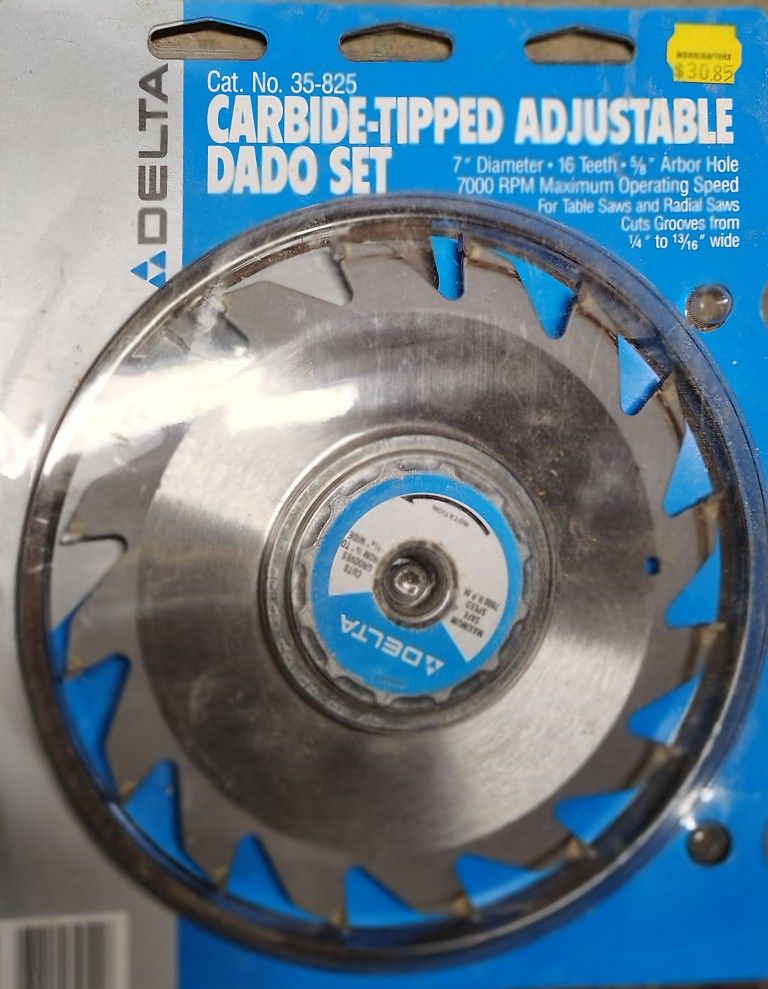Delta Carbide-Tipped Adjustable Dado Set