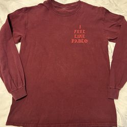 I Feel Like Pablo Long Sleeve Shirt Like New