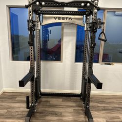 Vesta Fitness PRO SERIES 2-1 Ultimate Half Rack Functional Trainer/Gym Equipment/ Home Gym/ Fitness/ FREE DELIVERY 🚚 