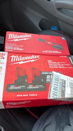 Combo m12 battery, charger, ratchet