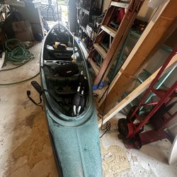Canoe With Everything You Need and Trolling Motor