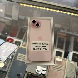 iPhone 15 128gb Unlocked $550 FIRM