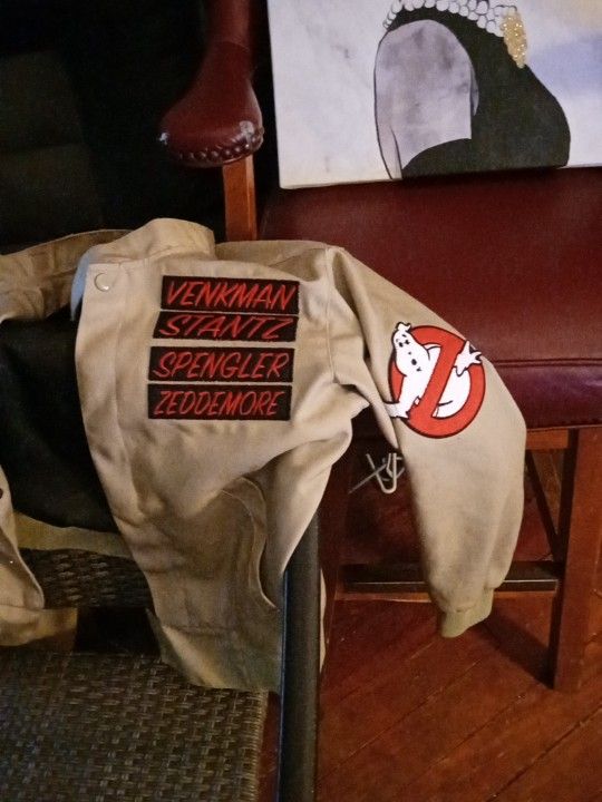 Tan Collectors Edition Ghostbusters Bomber Jacket