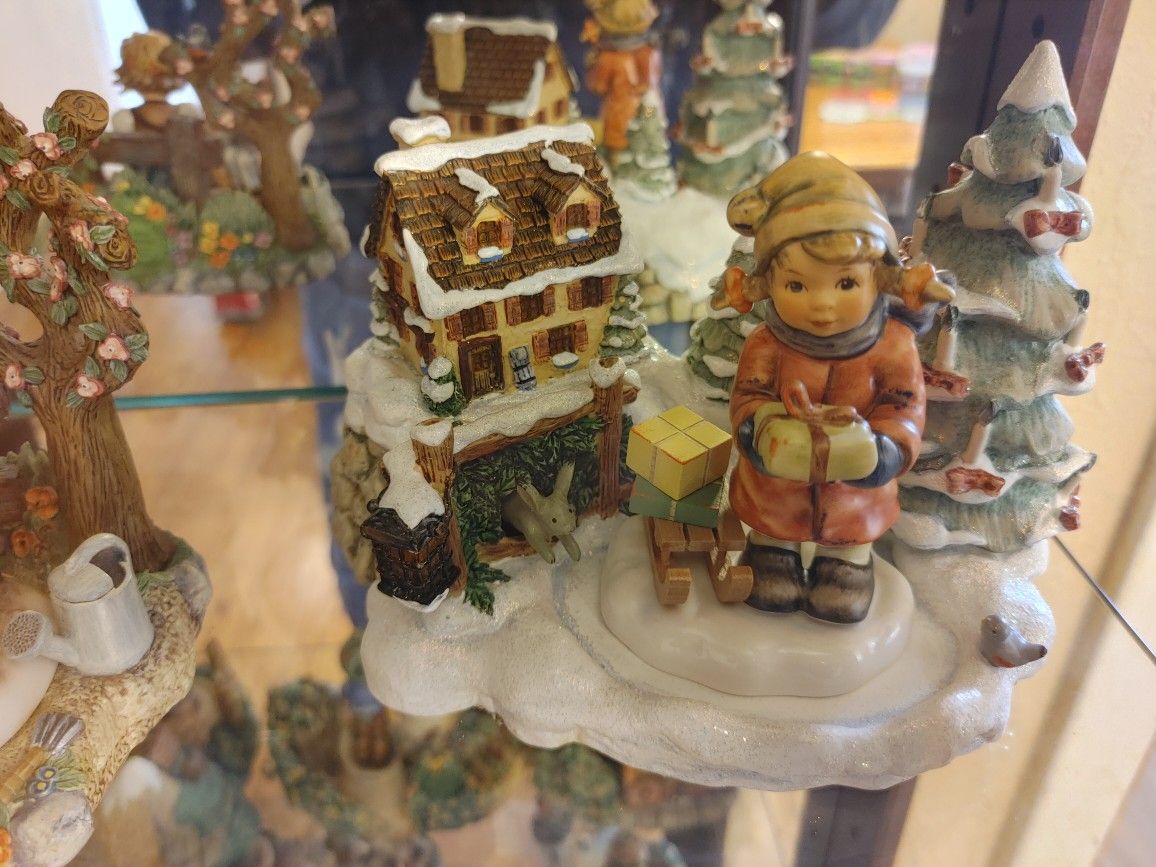 Goebel Hummel Scape And Figurine