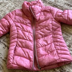 H&M Girl 7-8t Pink Puffer Jacket
