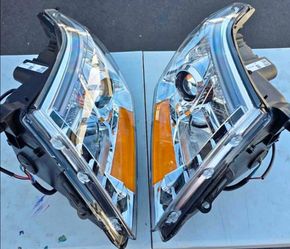 10-16 Cadillac Srx LED DRL Projector Headlights Luces Focos Micas Faros Faroles Headlamps