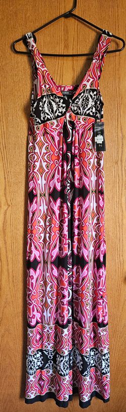 Elementz Dress Women Medium Sleeveless Maxi Dress NWT