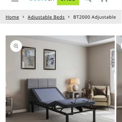 Split King Bt 2000 Set Brand New Adjustable Bed Frames With Warranties- Queen-size purple brand mattress $749 delivery is $30. Same-day delivery.