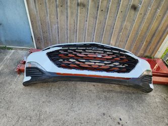 2019-2024 Chevy Malibu Front Bumper White Used Color Oem