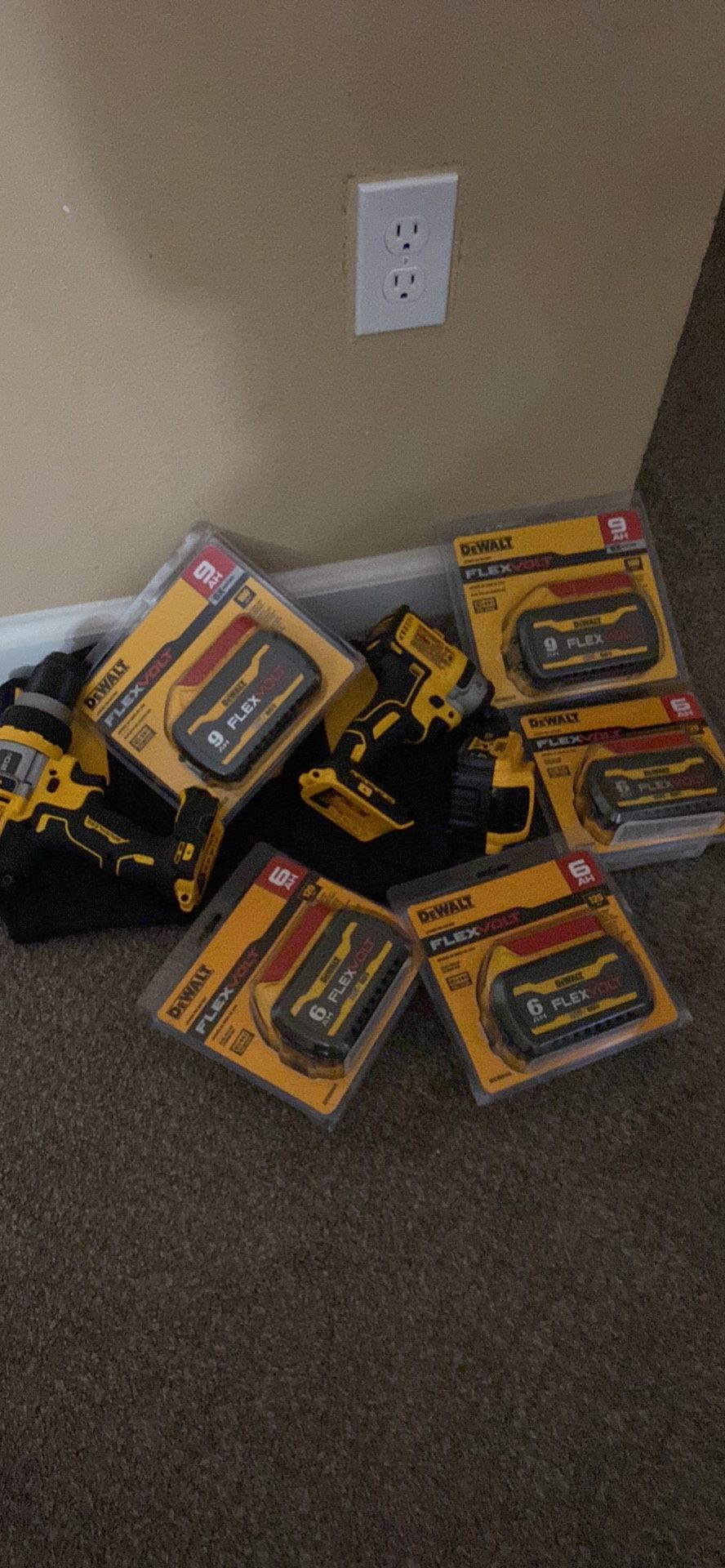 New tools, in good condition. Prices vary, ranging from $129 to $240. There is a one month warranty , the money is not returned, only credit for wh