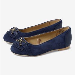 New Janie and Jack Bridle Bit Flats toddler size 9