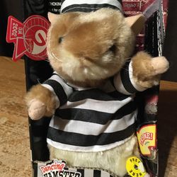 Dancing Hamster Jailhouse Rock 2001 Gemmy Animated Musical