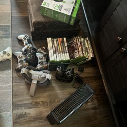 Xbox Console - Various Games And Controllers 