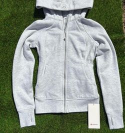 Lululemon Light Gray Full-Zip Hoodie – New With Tags