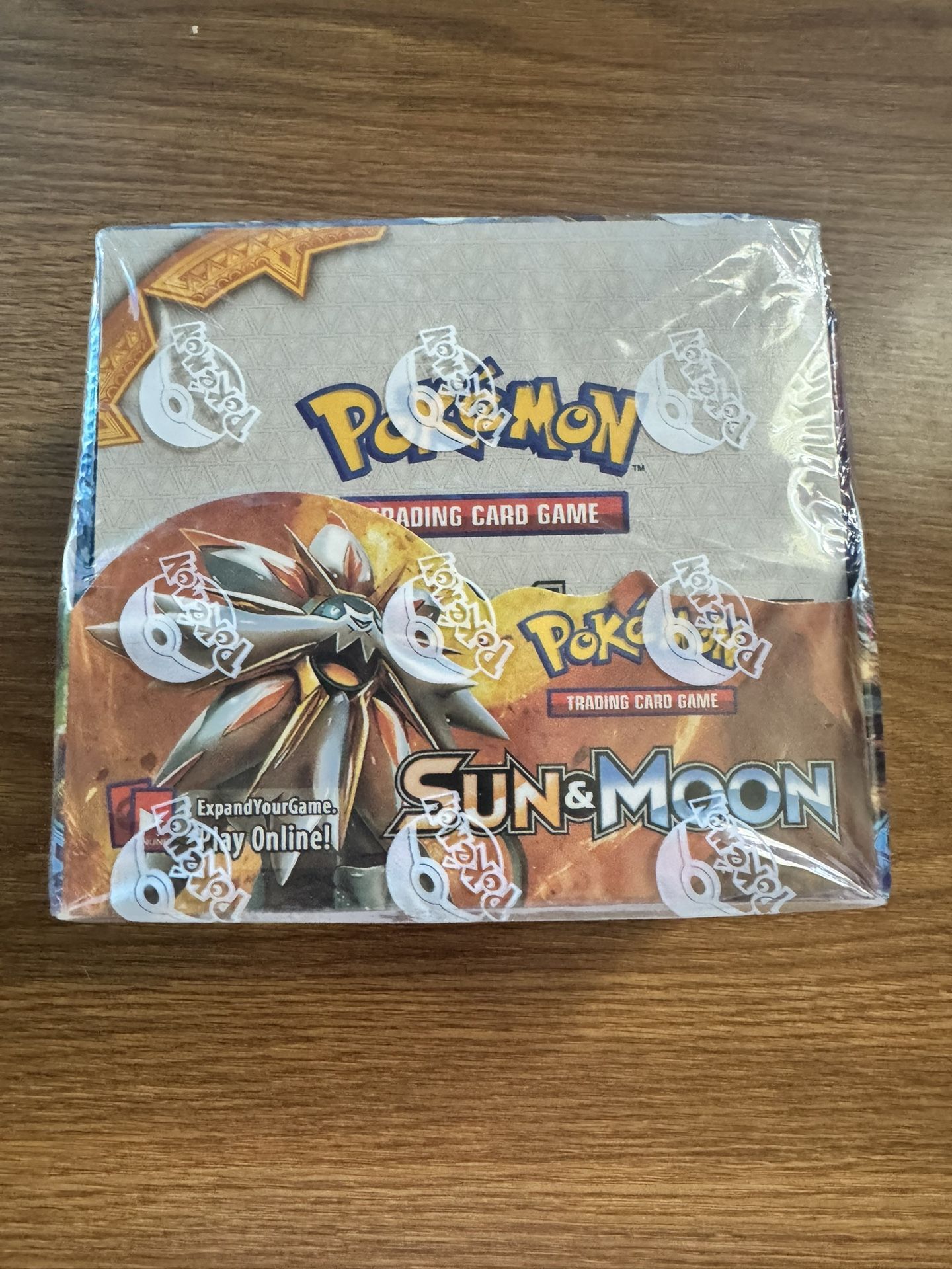 2017 Pokémon sun and moon sealed box