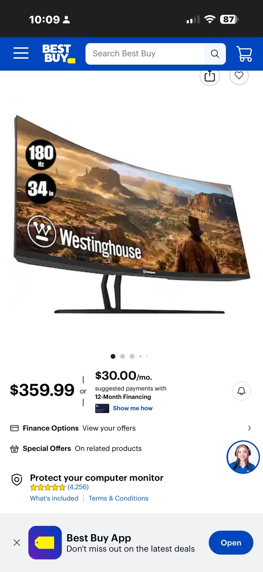 34” Curved Gaming Monitor
