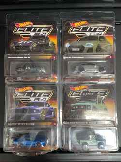 Hot Whees Elite 64 Mercedes Audi Mustang Land Rover