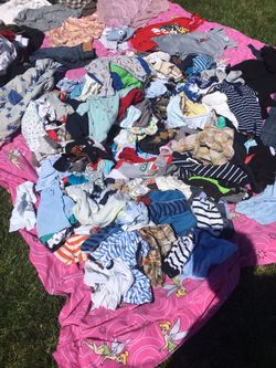 Tons of baby clothes