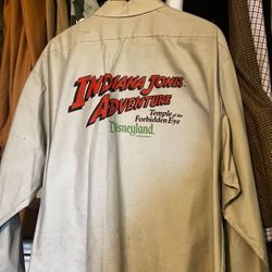 Disneyland Indiana Jones Cast Member Shirt opening day