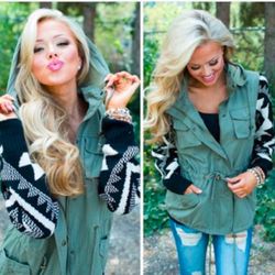 Aztec Hooded Jacket