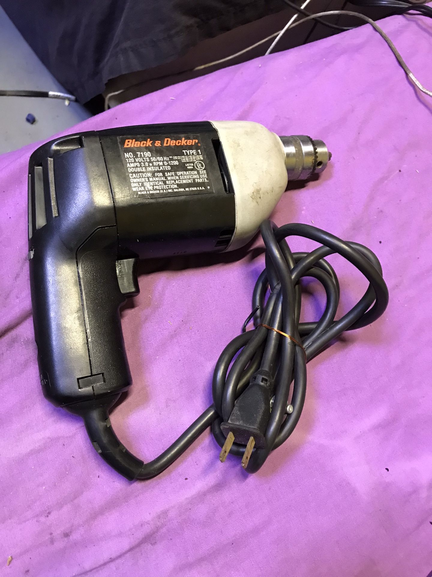 Vintage Black N Decker Drill