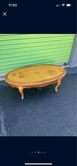 Wooden light in color coffee table