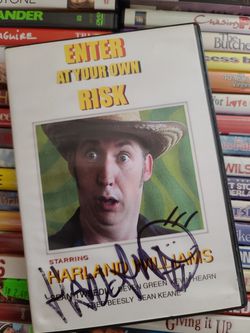 Rare Dvd : Enter at Your Own Risk , signed