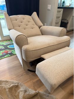 Nursery glider , rocking chair recliner